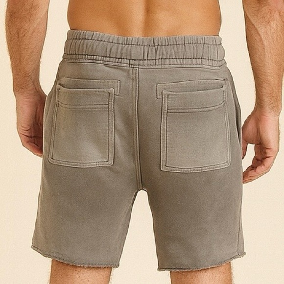 Cotton Citizen Bronx Mens Lounge Shorts Raw Hem Comfy Pull On Size M Grunge USA - Picture 2 of 14